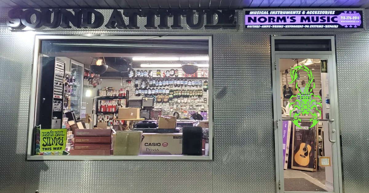 Scorpion Percussion Drumsticks now available at Norm's Music / Sound Attitude