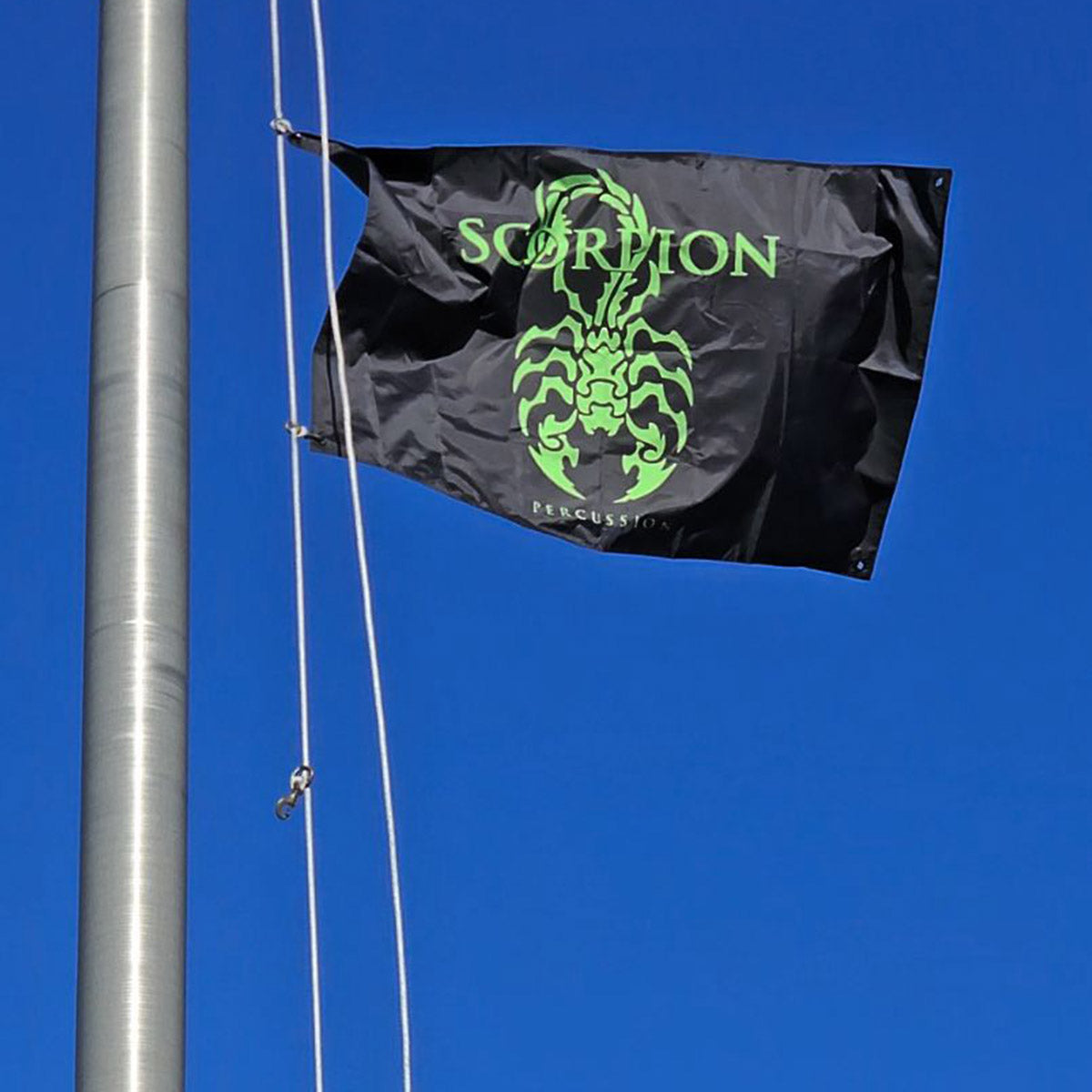 Scorpion Percussion Battle Flag