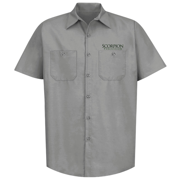 トップス gibous SCORPION SHIRT GRAY Scorpion Percussion Work Shirt