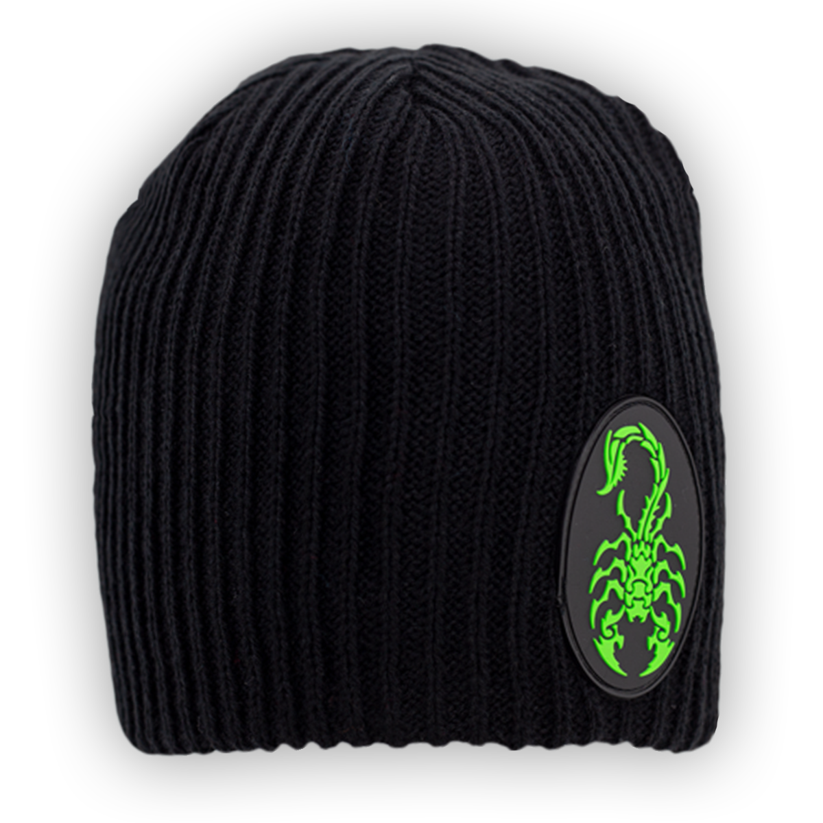 Scorpion Patch Black Beanie