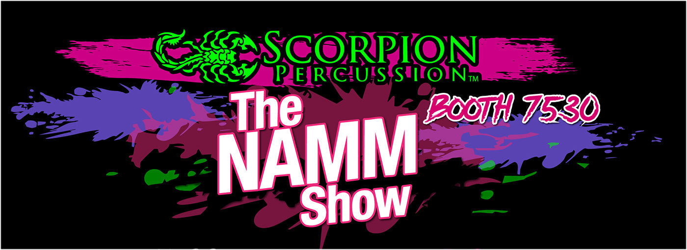 NAMM 2025 Scorpion Percussion Events Guide
