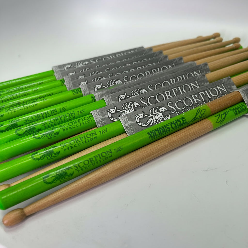 The Recycler | 7A Oval 16.5" Venom Grip w/ Misprinted Signature Logo | 10 Pairs