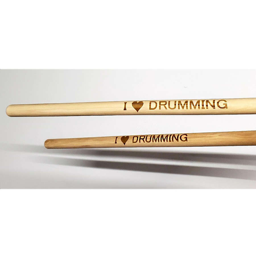 Personalized Laser Etched Drumsticks